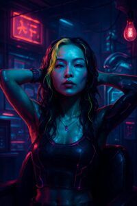Just for fun - AI Generated Mina!
